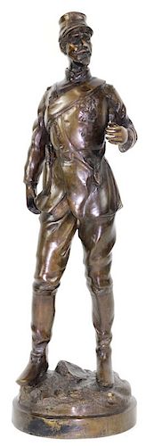 Alexandre Falguiere French Bronze Sculpture