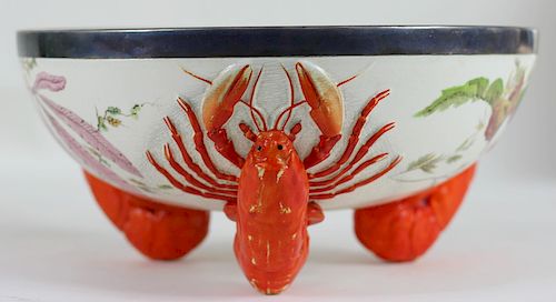 Antique Wedgwood Porcelain Lobster Salad Bowl