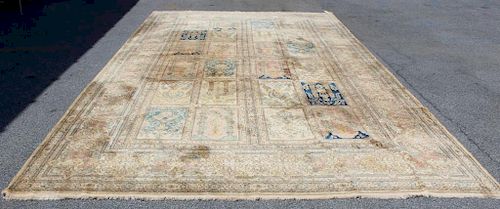 Antique and Finely Hand Woven Roomsize carpet