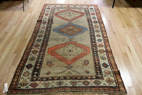 Antique & Finely Hand Woven Kazak Style Carpet.