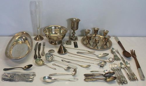 STERLING. Assorted Grouping of American and