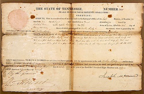 TENNESSEE LAND GRANT