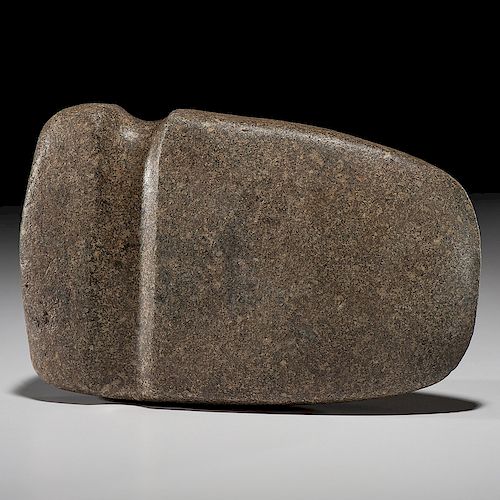 A Polished Granite 3/4 Grooved Axe