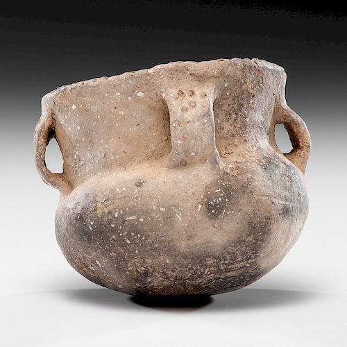 A Fort Ancient Four-Handled Jar