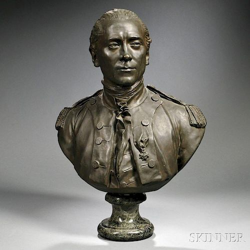 Bronze Bust of John Paul Jones