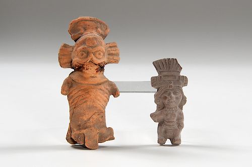 Mayan Pottery Figures