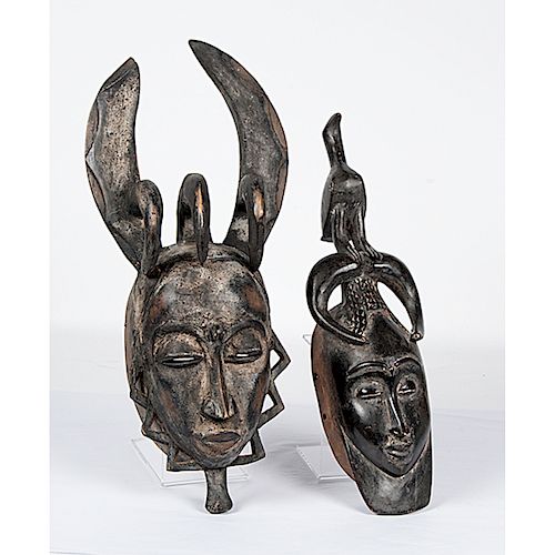 Ivory Coast Yaoure/Baule Style Face Masks