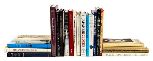 Group of Reference Books Pertaining to Clocks