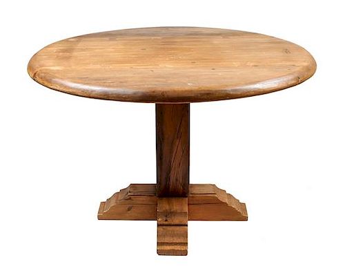 American Circular Pine Dining Table Height 31 x diameter 47 inches