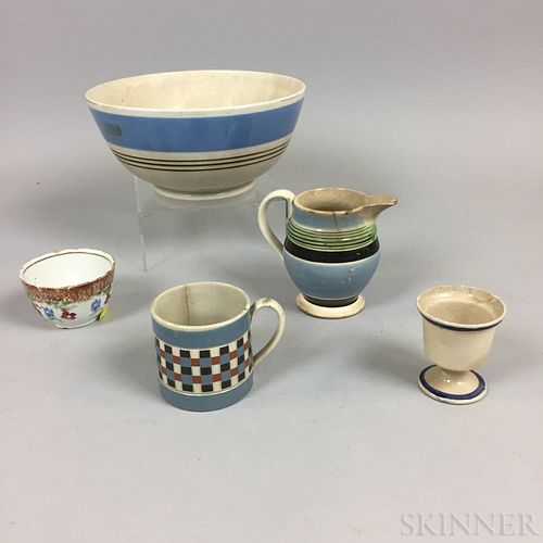 Five Pieces of English Ceramics