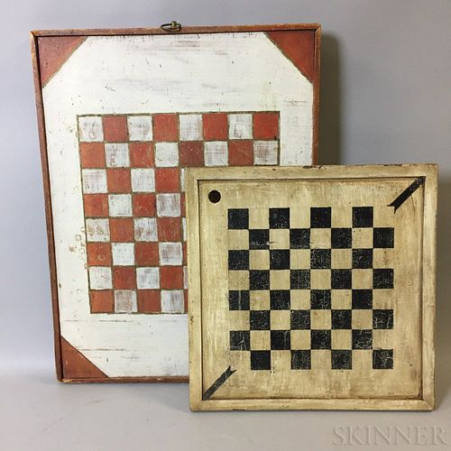 Two Painted Game Boards