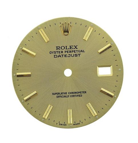 Rolex Datejust Date Watch Dial