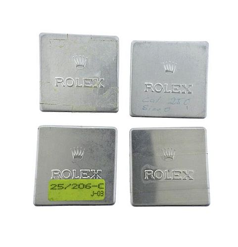 Rolex Aluminum Watch Parts Box Container Lot