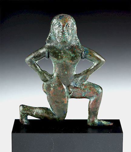 Etruscan Bronze Male Figure - Dancer