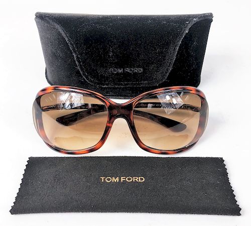Tom Ford Jennifer TF8 52F Tortoise Sunglasses