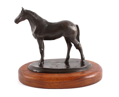 Original Ace Powell Bronze Horse Sculpture