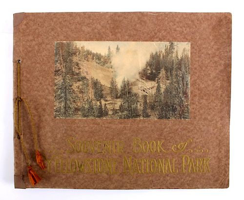c.1910 Souvenir Book of Yellowstone National Park