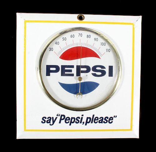 Pepsi - "Pepsi, please" Advertising Thermometer