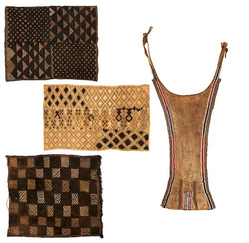 Three Kuba Textiles, and an East African Tunic 