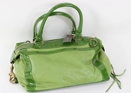 Rebecca Minkoff Green Patent Leather Hand Bag