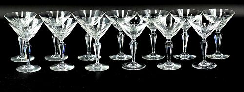 13) Thirteen Baccarat Piccadilly Goblets