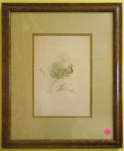 Artist Unknown, (20th century), Rabbit and Squirrel (two works)