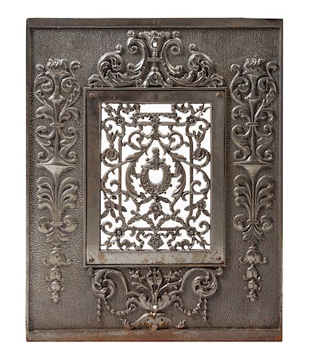 * A Cast Iron Fireplace Back Height 30 1/2 inches.