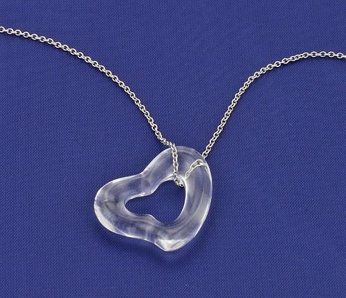 Tiffany & Co. Elsa Peretti Chain & Heart Necklace