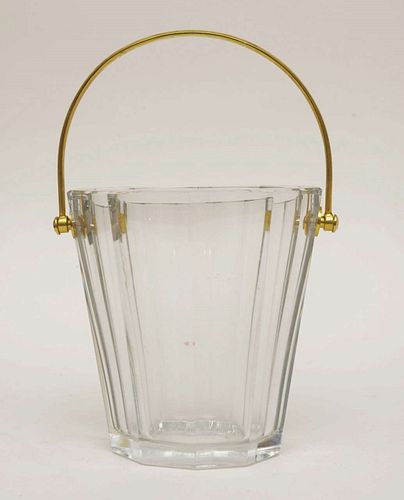 Baccarat French Lead Glass Ice Bucket