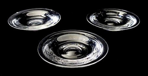 Three Glass Dishes,
