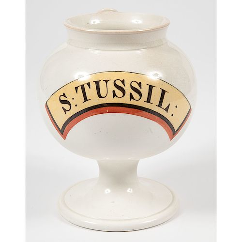 Pharmaceutical Ceramic Jar, S. Tussil