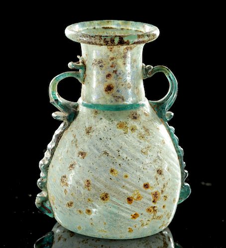 Roman Glass Ampulla