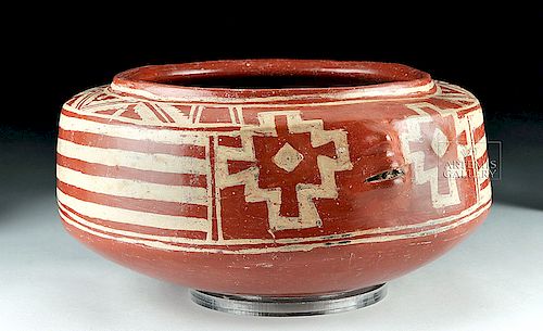 Rare / Large Chupicuaro Pottery Head Vessel