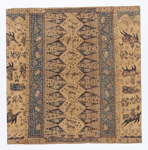 Museum Quality Tulis Batik, Early 20th C