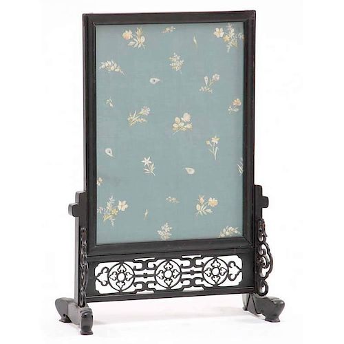 Chinese Carved Fire Screen