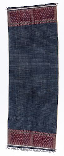 Rare Antique Benkulu Textile (Selandang), S. Sumatra