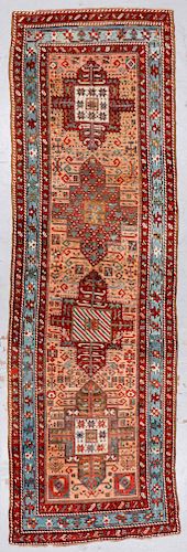 Antique Kazak Rug: 3'9'' x 12'1''