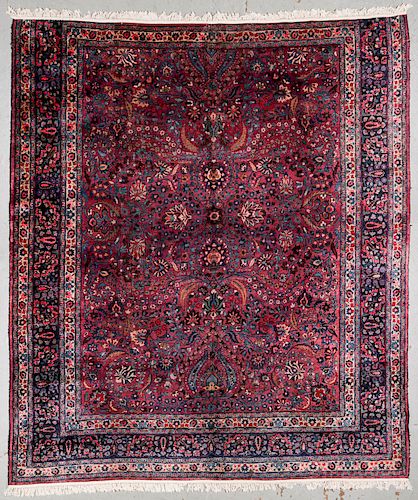 Antique Meshed Rug, Persia: 11'0'' x 12'7''