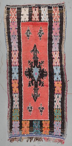 Vintage Moroccan Rug: 4'3'' x 9'3''