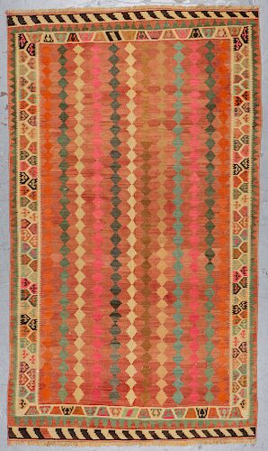Vintage Shiraz Kilim: 4'8'' x 8'2''