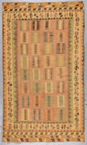 Vintage Shiraz Kilim: 5'0'' x 8'3''