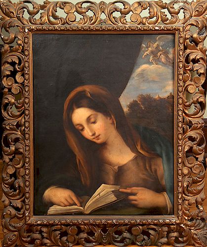 Virgin Mary Old Masters Oil Painting