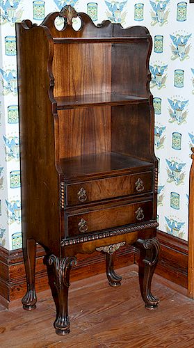 Ornate Book Case Cabinet