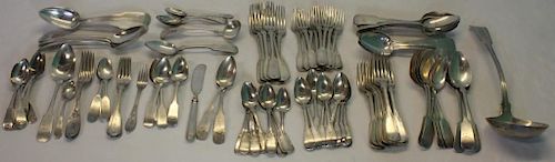 SILVER. Large Grouping of Assorted Silver Flatware