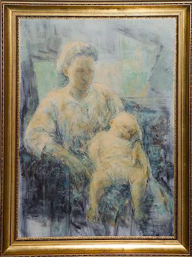 * Harriet Rosendale, (American, 20th century), Mother and Child