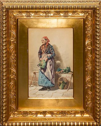 * Artist Unknown, (Italian, 19th century), Old Woman