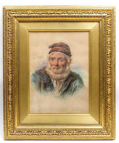 James Drummond, (British, 1816-1877), An Old Salt