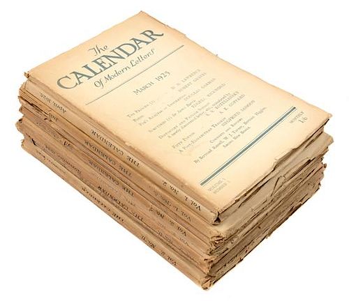 [LITERARY CRITICISM]. The Calendar of Modern Letters. [London: Calendar Press, 1925-1926].