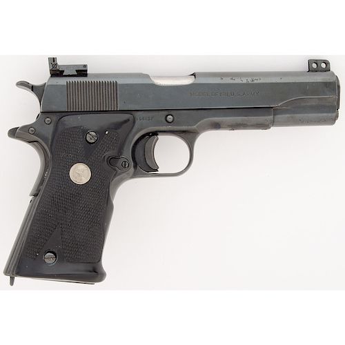 ** Colt 1911 Pistol Modified for Target Shooting