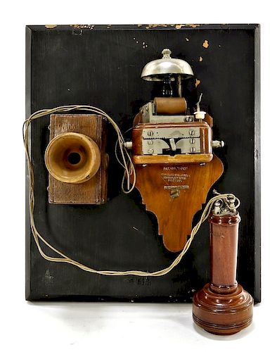 RARE C.1876 Bell Butter Stamp Magneto Telephone
